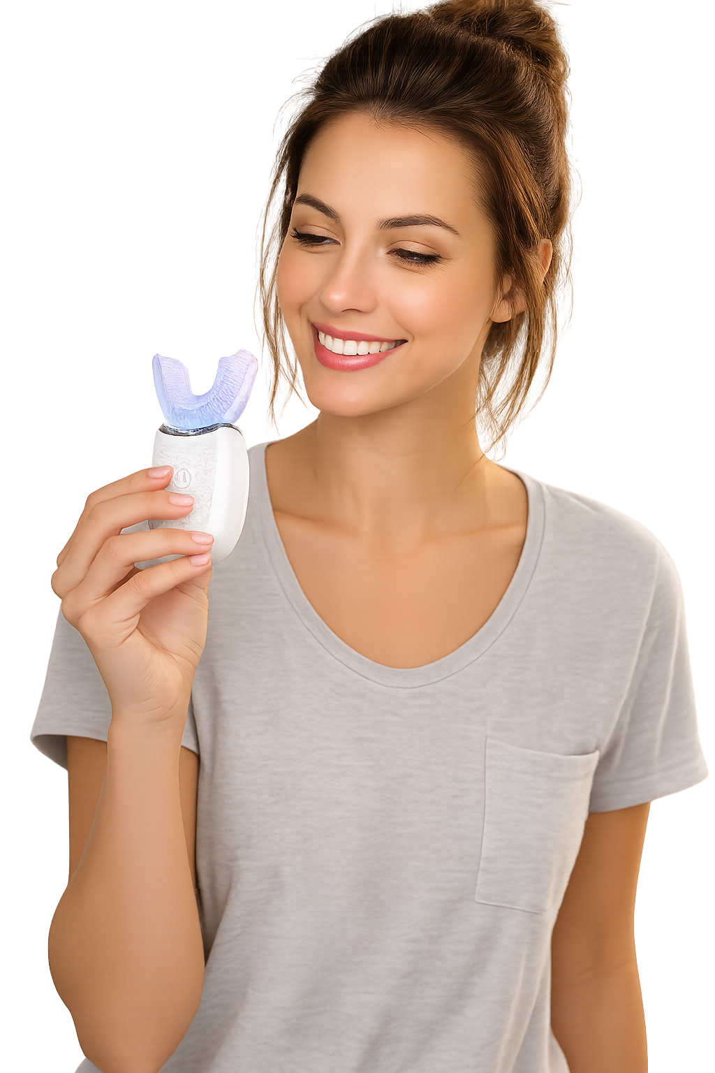 Cepillo Dental Ultrasónico 360° con Cabezal en U