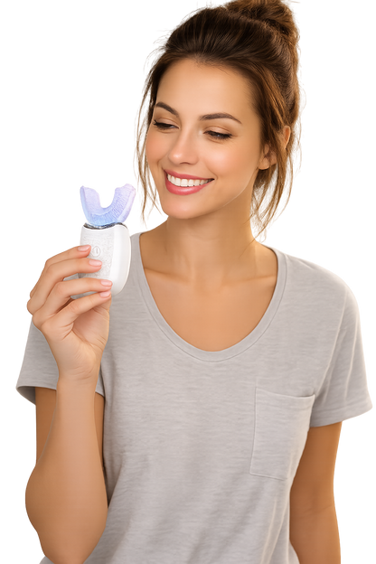 Cepillo Dental Ultrasónico 360° con Cabezal en U